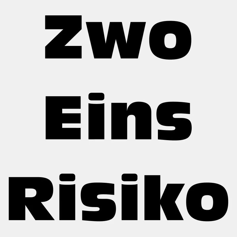 Zwo Eins Risiko schwarz