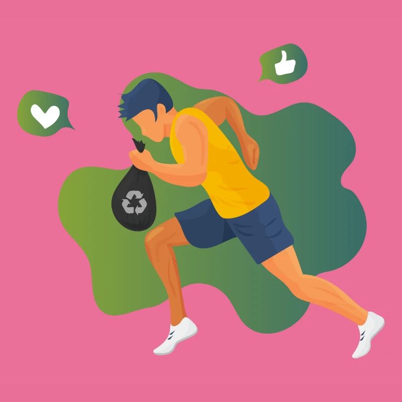 Plogging activity