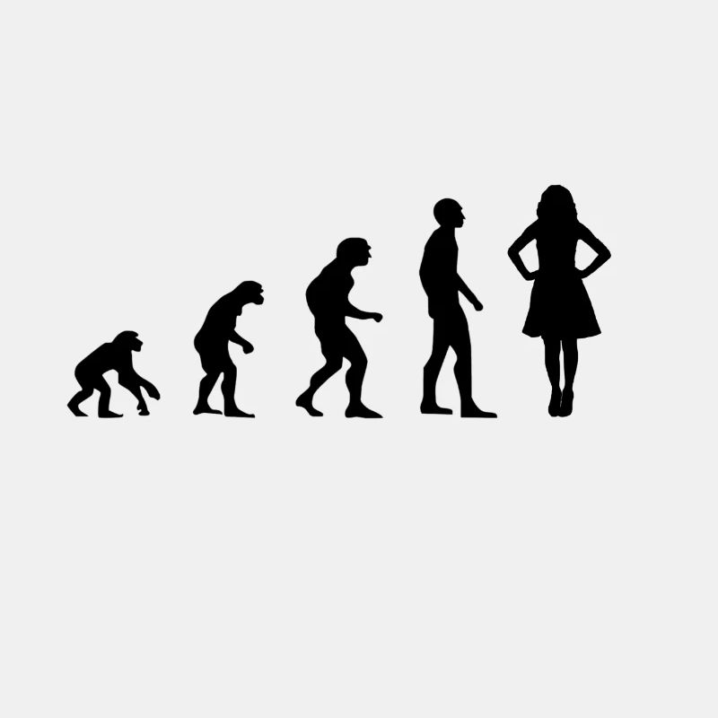 Evolution Dragqueen Regenbogen