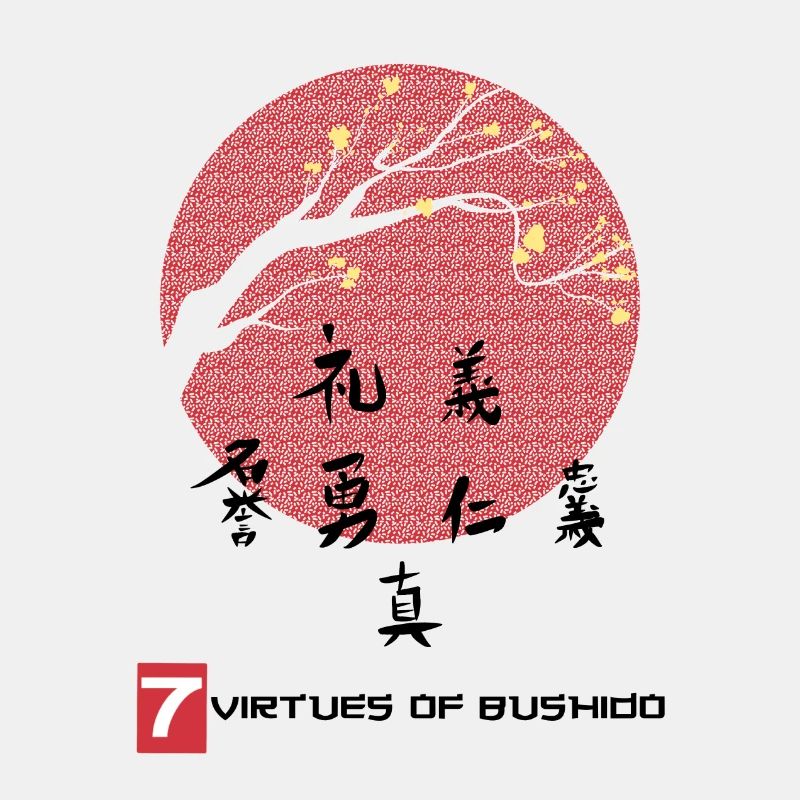 Sept vertus de l'écriture japonaise samouraï