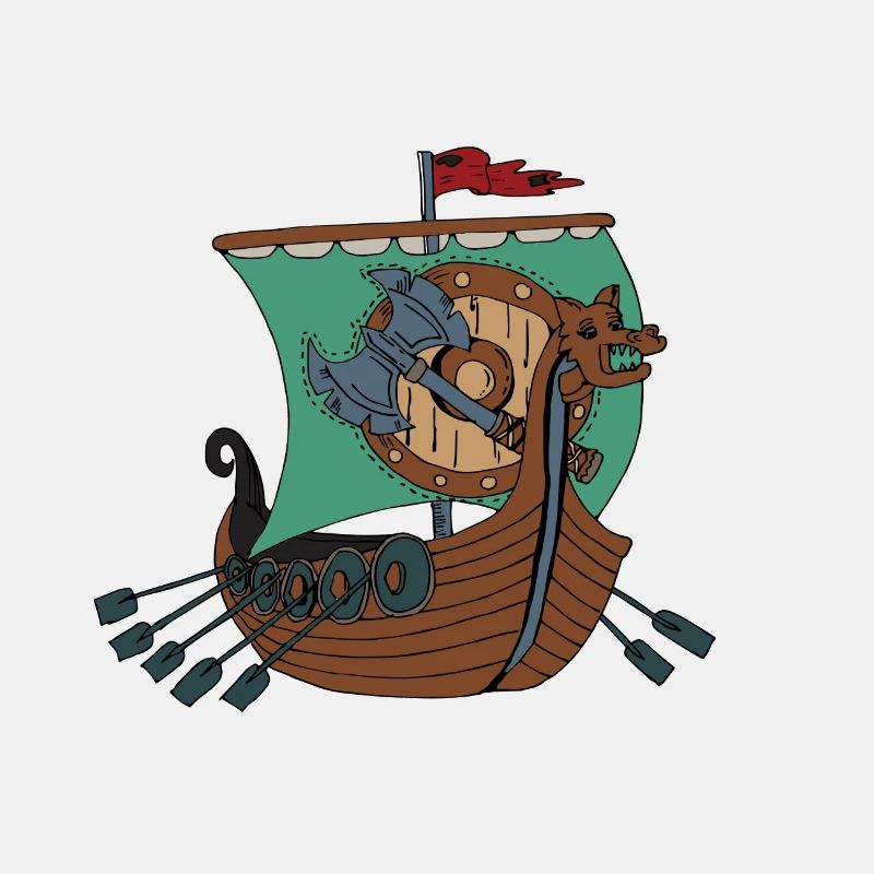 Wikinger Schiff Vikings