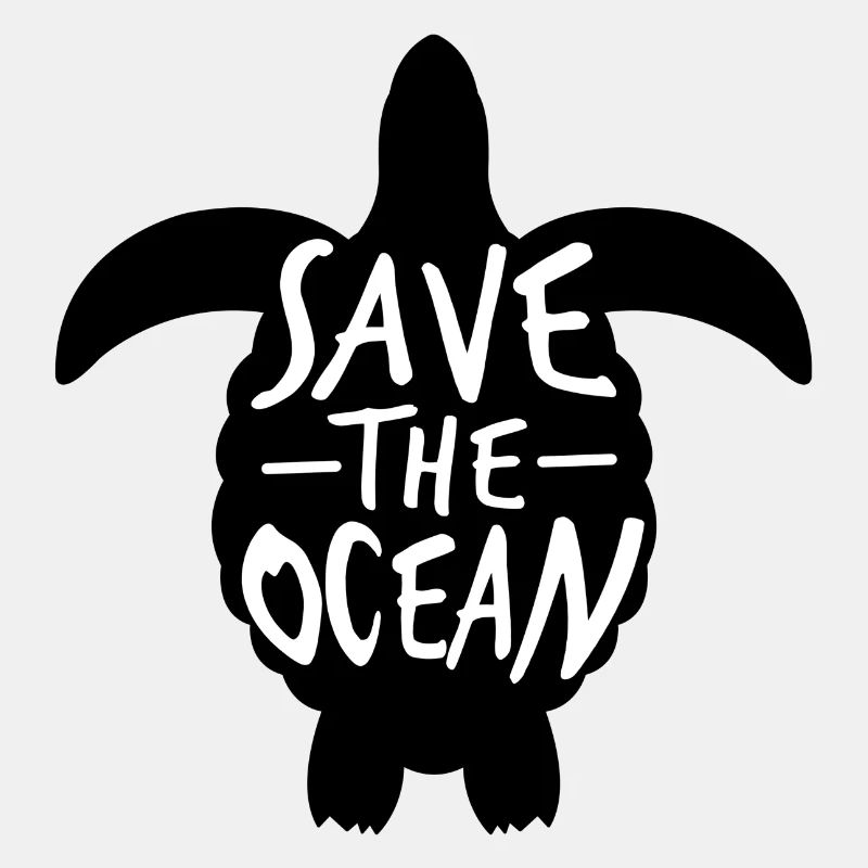 Save the ocean turtle