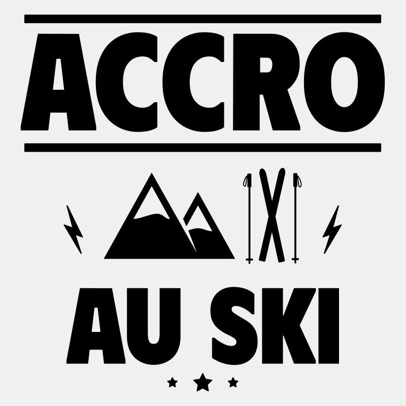 accro au ski