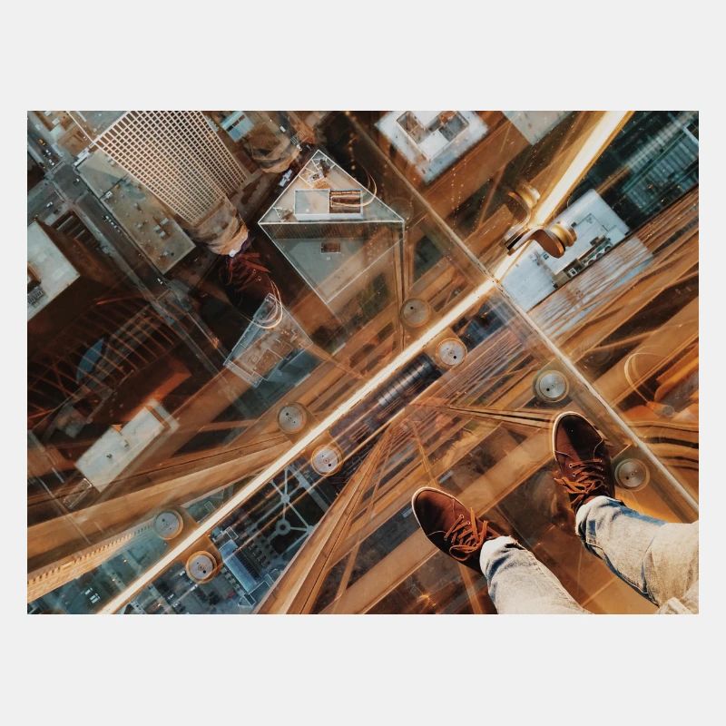 Looking Down