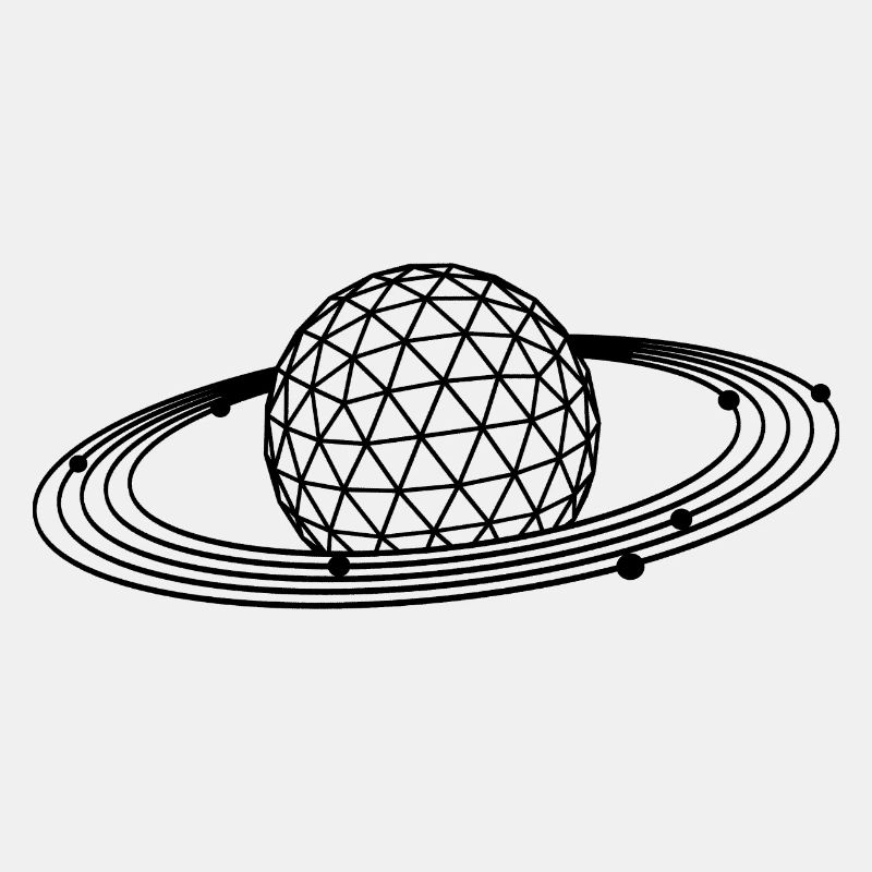 Saturn Planeten Geometrie