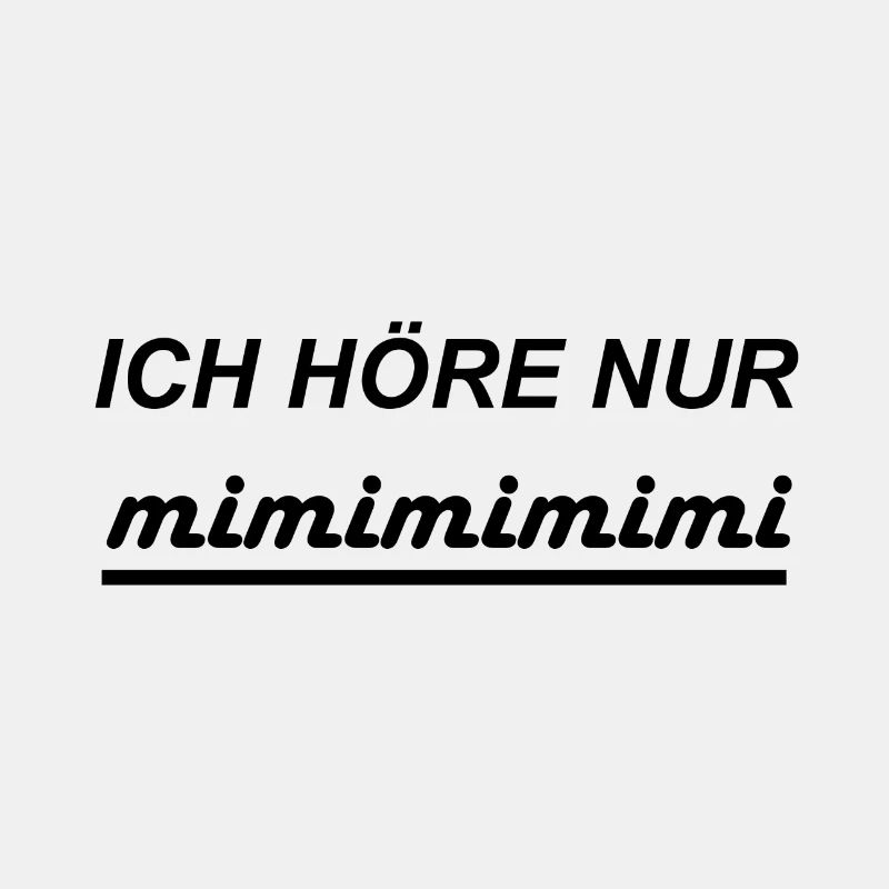 HÖR AUF ZU JAMMERN!