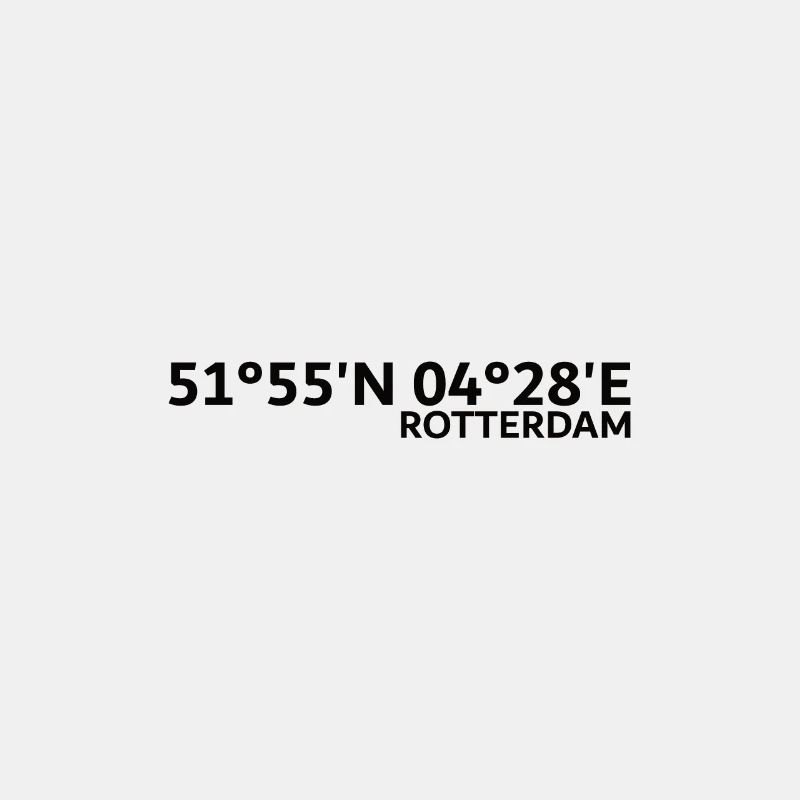 Coordonnées de Rotterdam