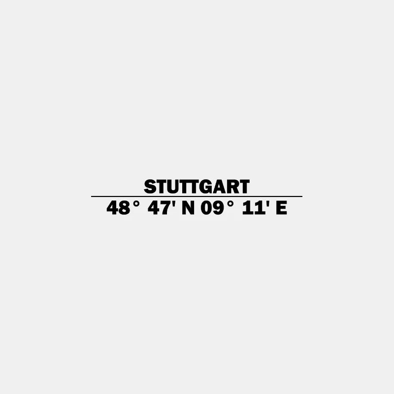 Coordonnées de Stuttgart
