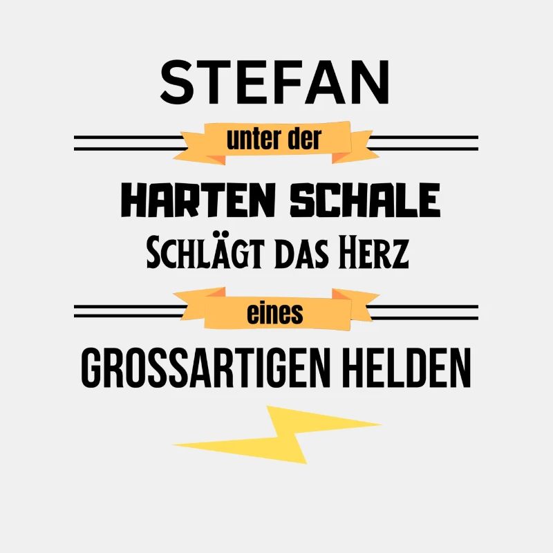 Stefan unter harte Schale eines Großartigen Helden