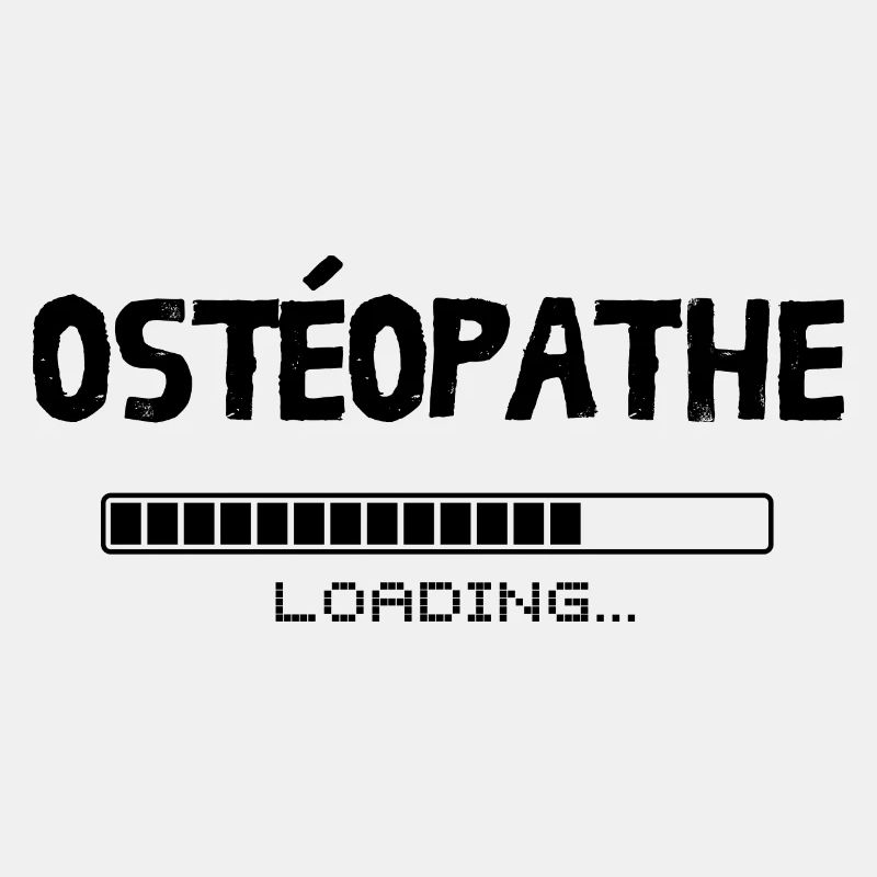 Ostéopathe Loading. Design pour futur ostéo