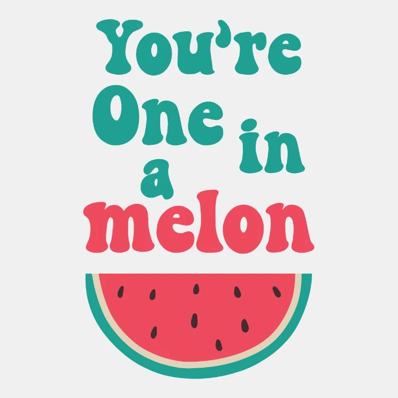 Du bist eins in einer Melone