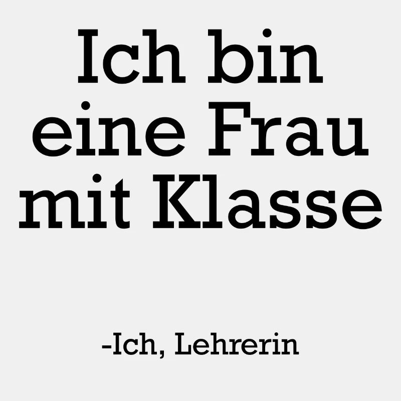 Frau mit Klasse - Lehrerin