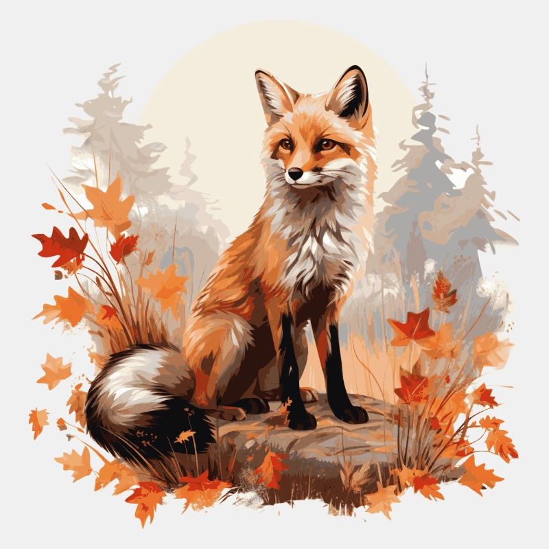 Fuchs im Herbst