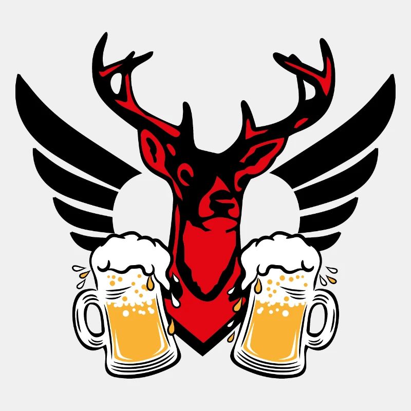 08 Two Mass Beer Proud Deer with Wing