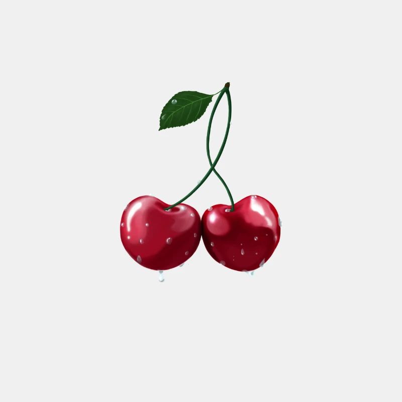Kirschen - Cherries wet