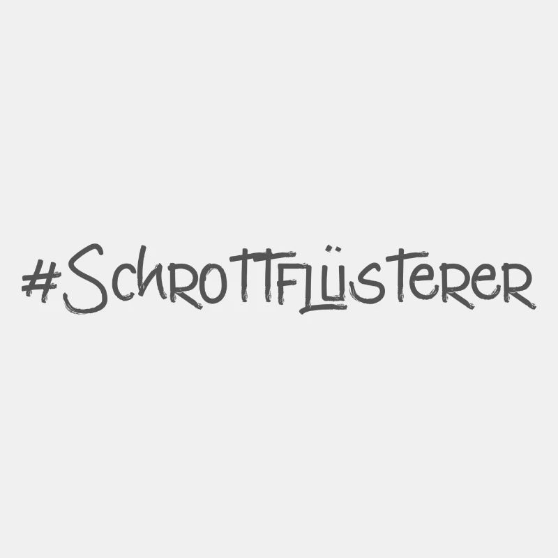 Schrottflüsterer Schriftzug