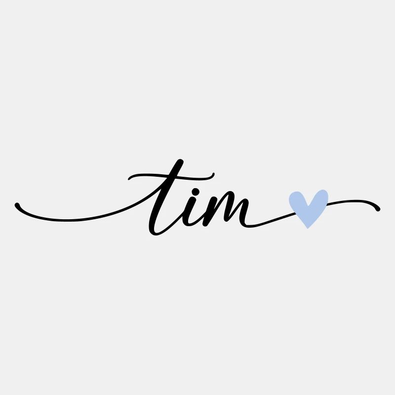 Tim Name Calligraphy Font