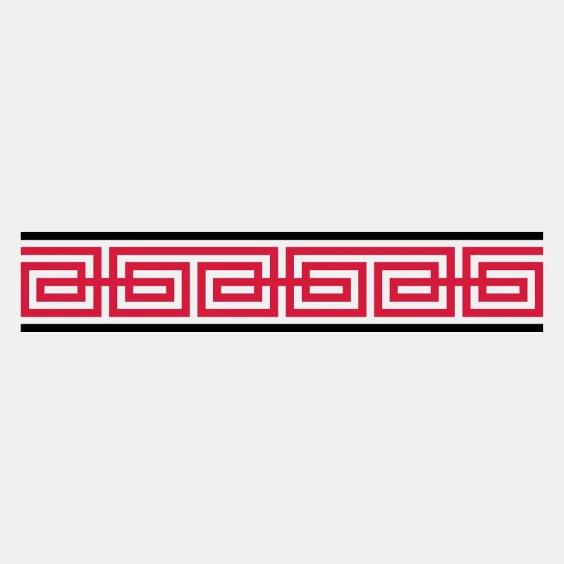 Rotes Ornament Design