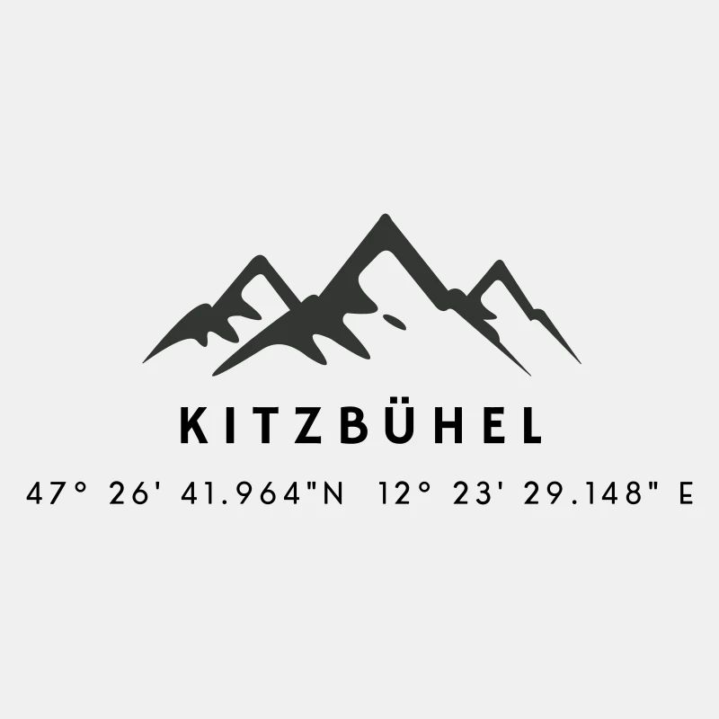 Minimalistisches Kitzbühel-Logo