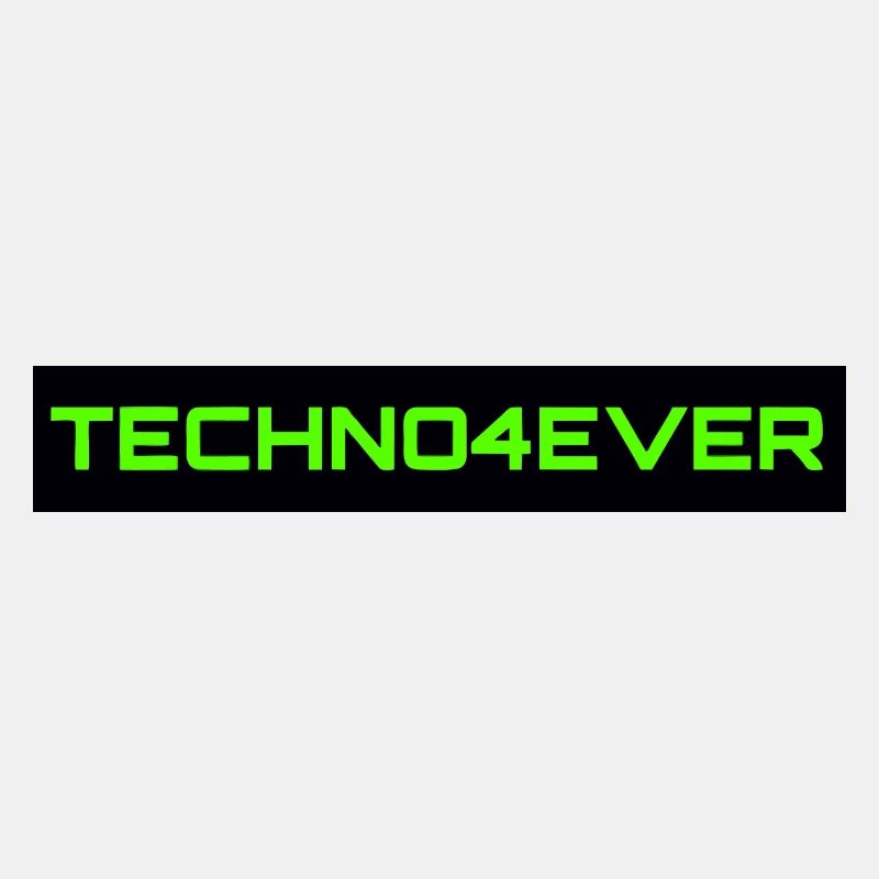 Schriftzug Techno4ever gruen