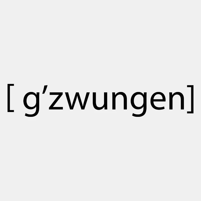 gezwungen