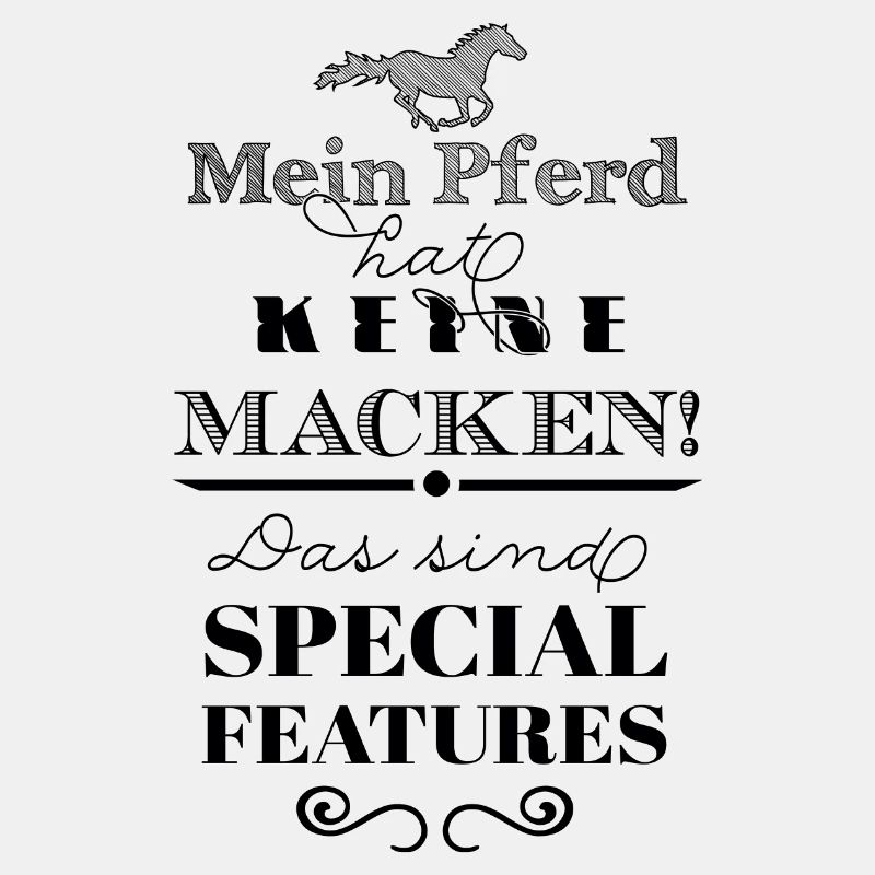 Mein Pferd hat Special Features - schwarz