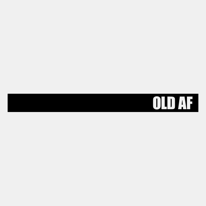 old AF Text Logo