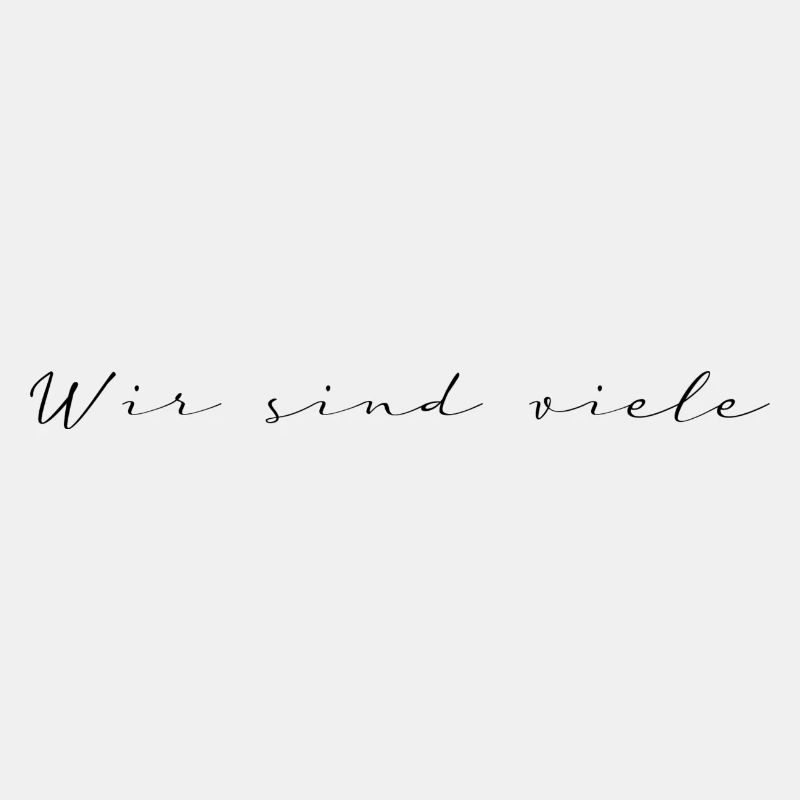 Wir sind viele