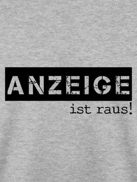 ANZEIGE IST RAUS