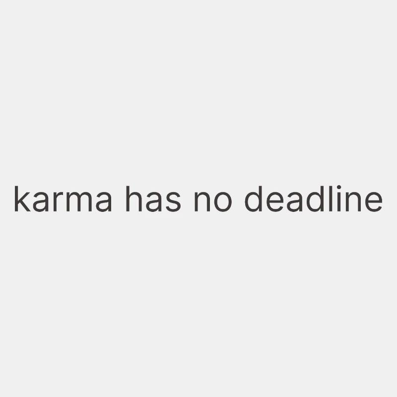 Le karma n’a pas de date limite 1