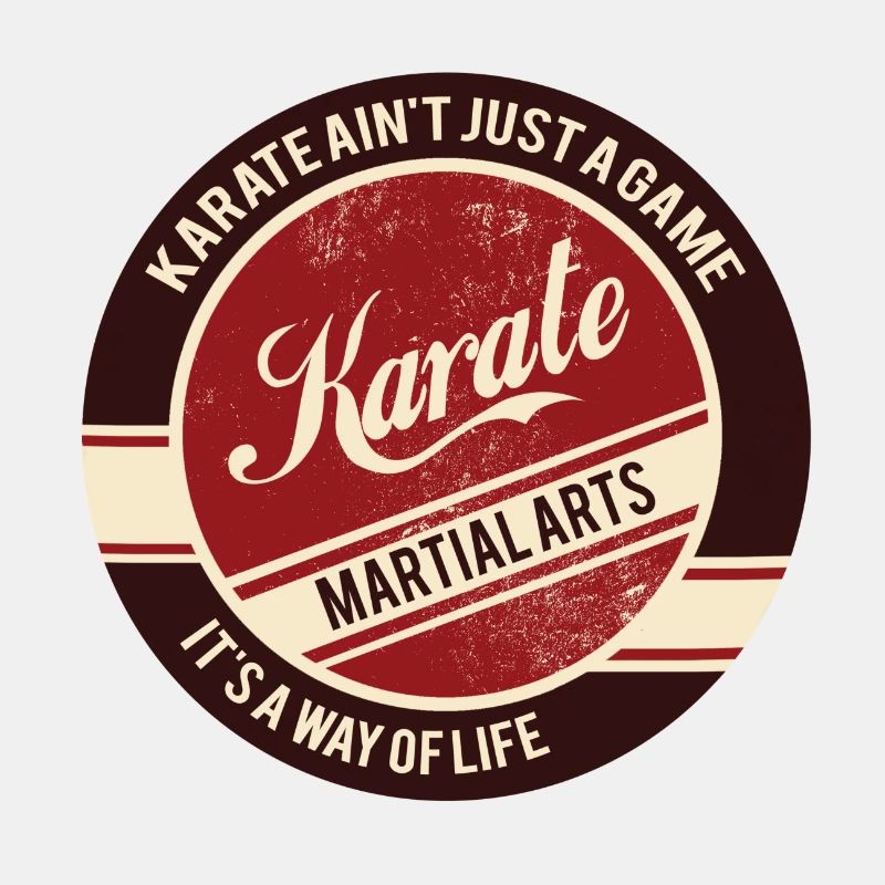 karate retro martial arts