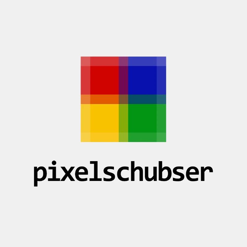 Pixelschubser Nerd IT Grafiker Geschenk Job Fun