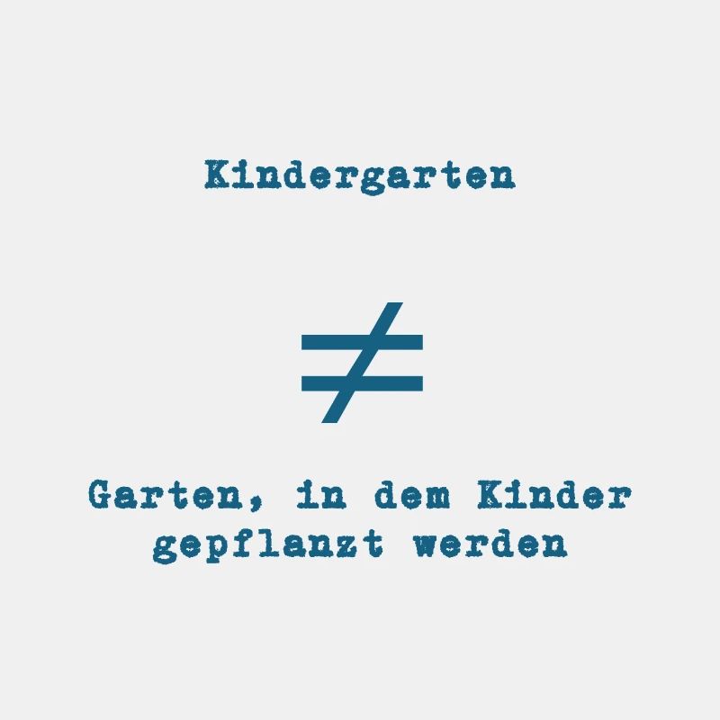 back to school: Kinder-Garten