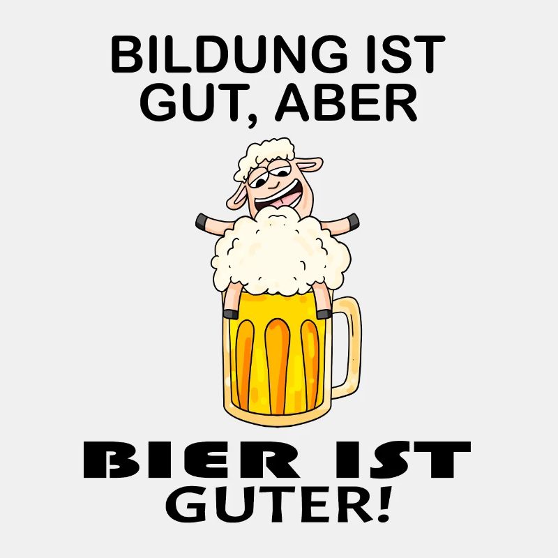 Lustiger Bier Spruch