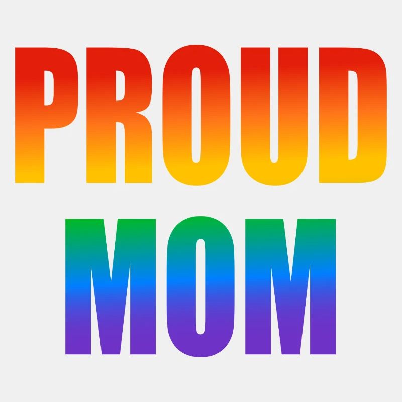 Stolze Mutter schwuler Regenbogen