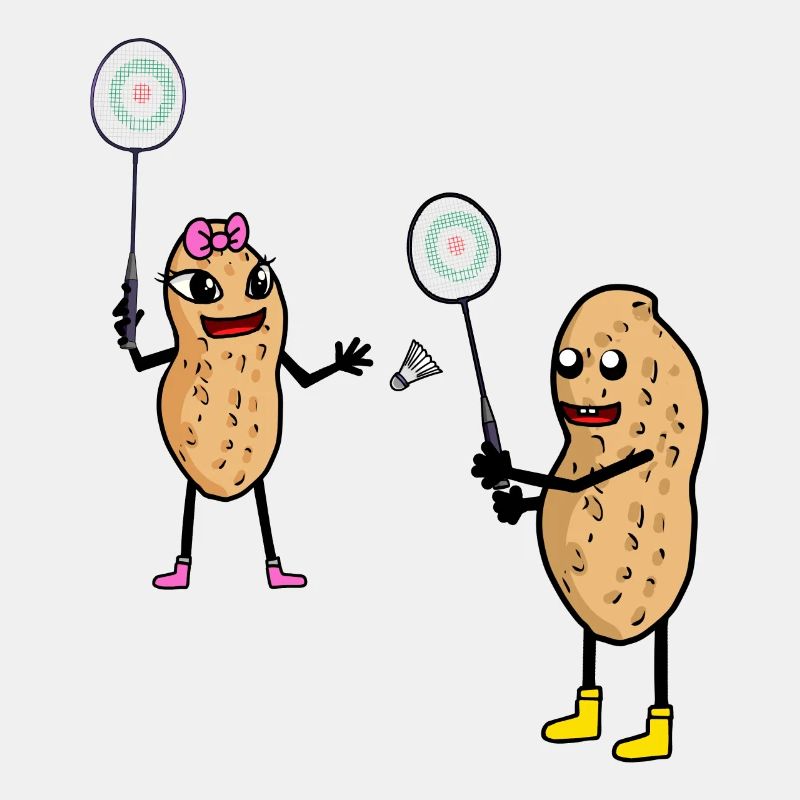 Peanut Tennis Player Peanuts Nut Nuts