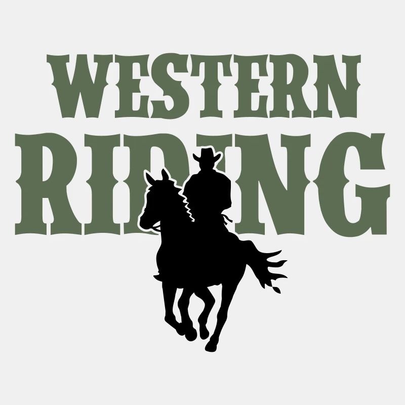 Western Reiten Mann