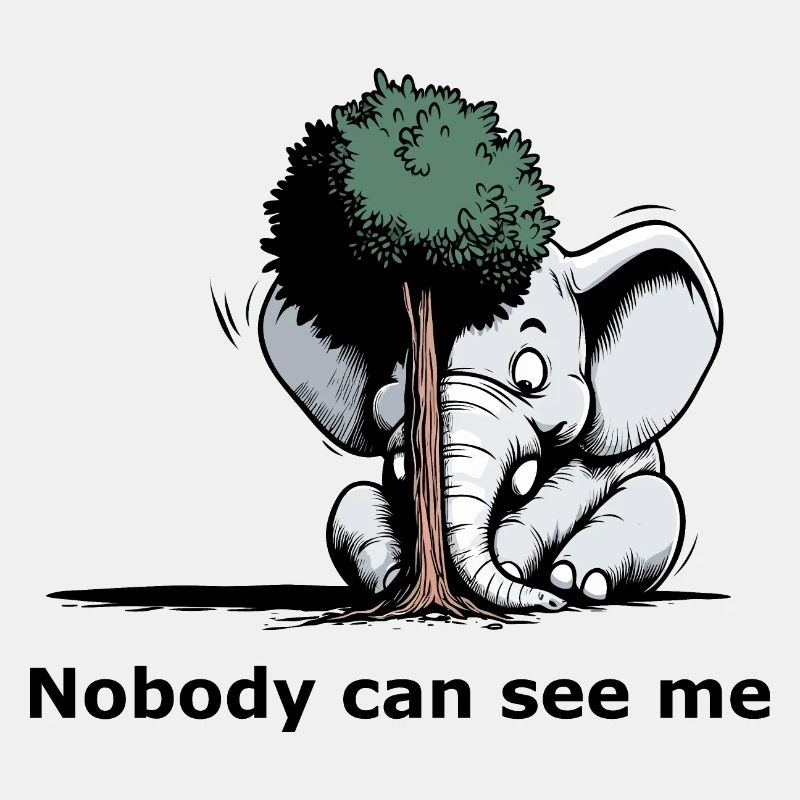 Éléphant caché