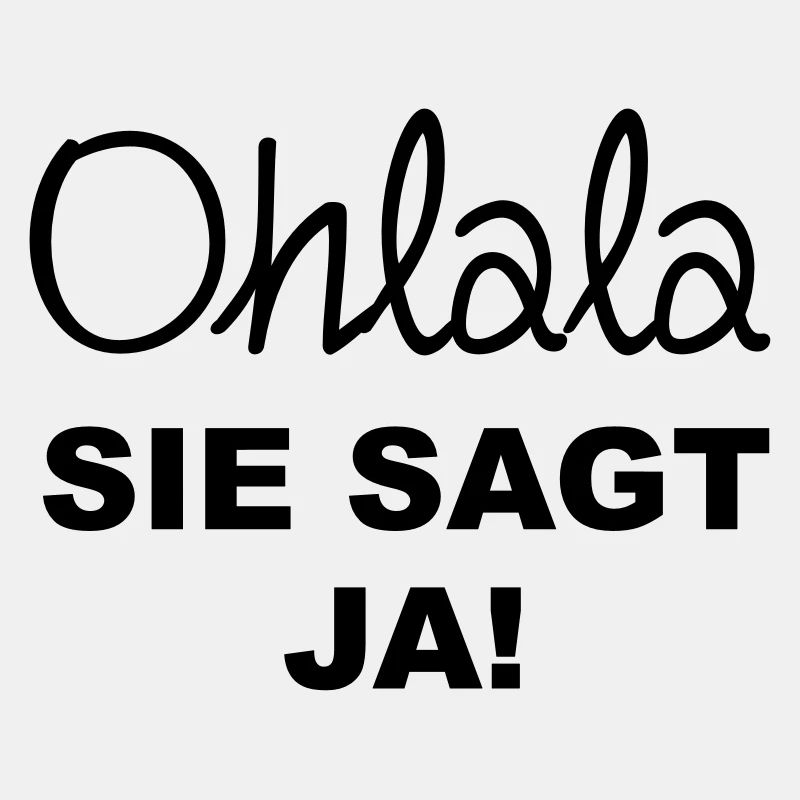 sie sagt ja