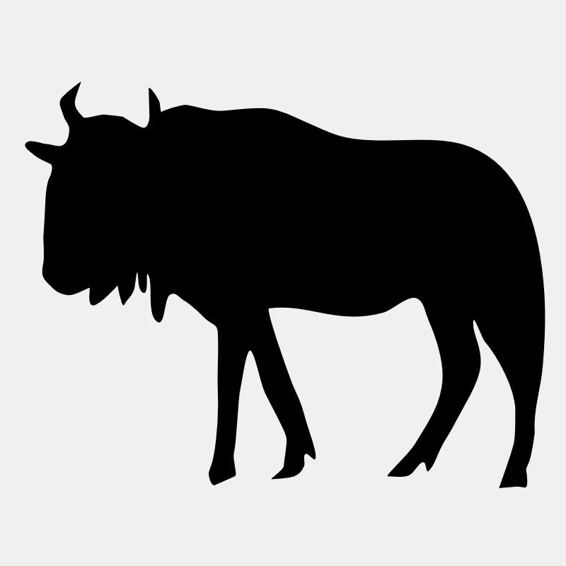 Gnu, Büffel