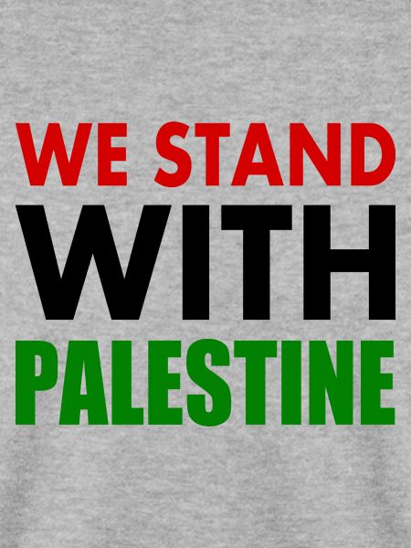 We stand with palestine