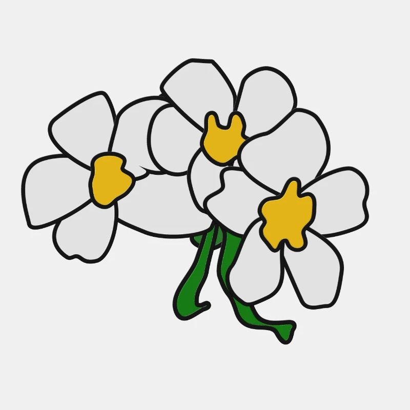 Gänseblümchen abstrakte Skizze