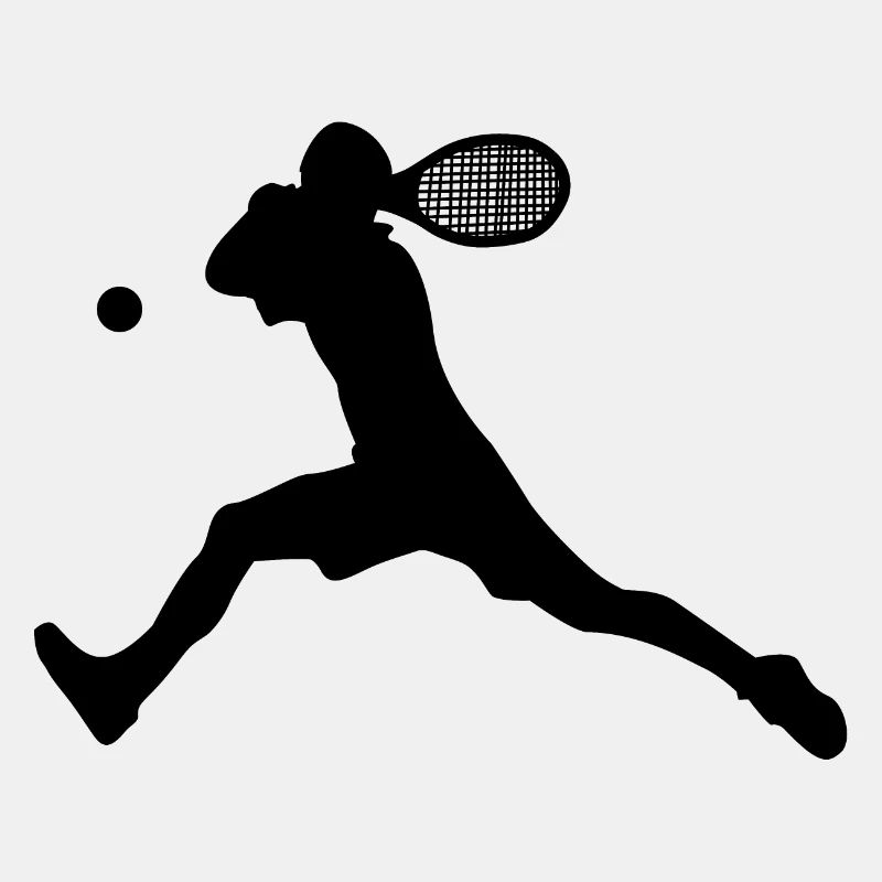 Tennisspiele, Silhouette