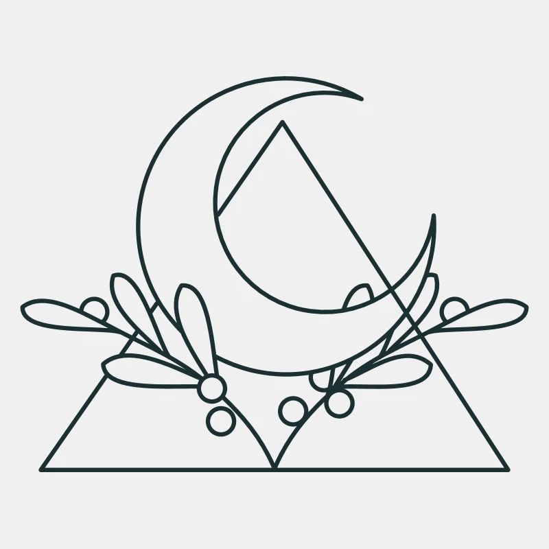 triangle croissant de lune