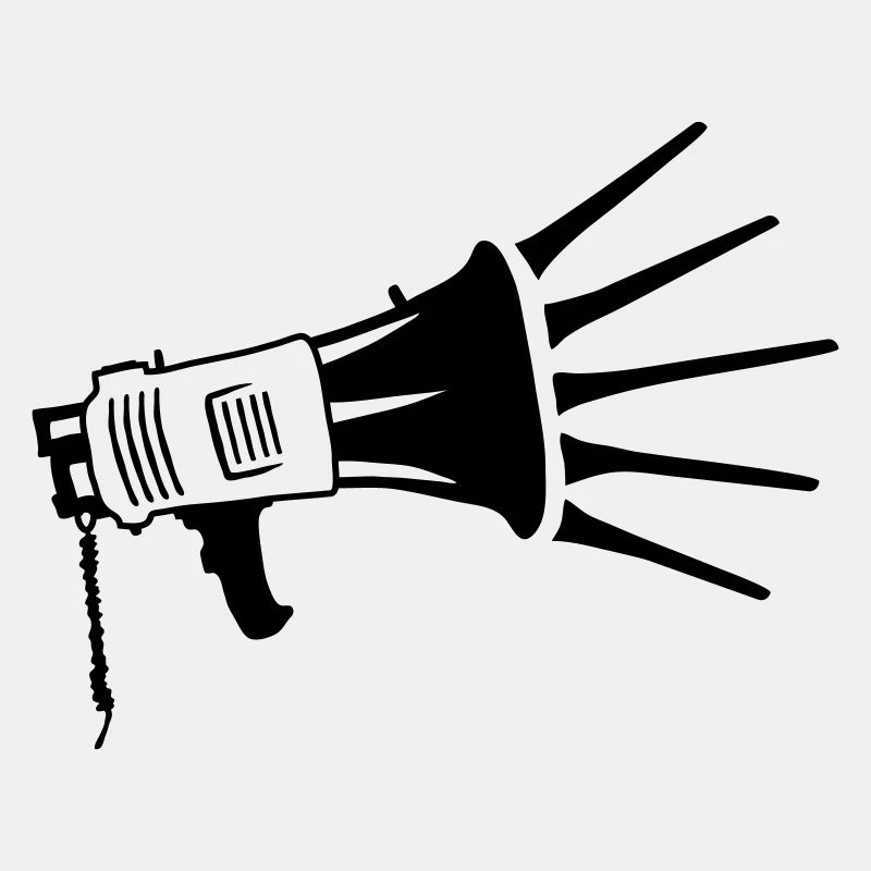 Lautsprecher Propaganda Megafon Symbol