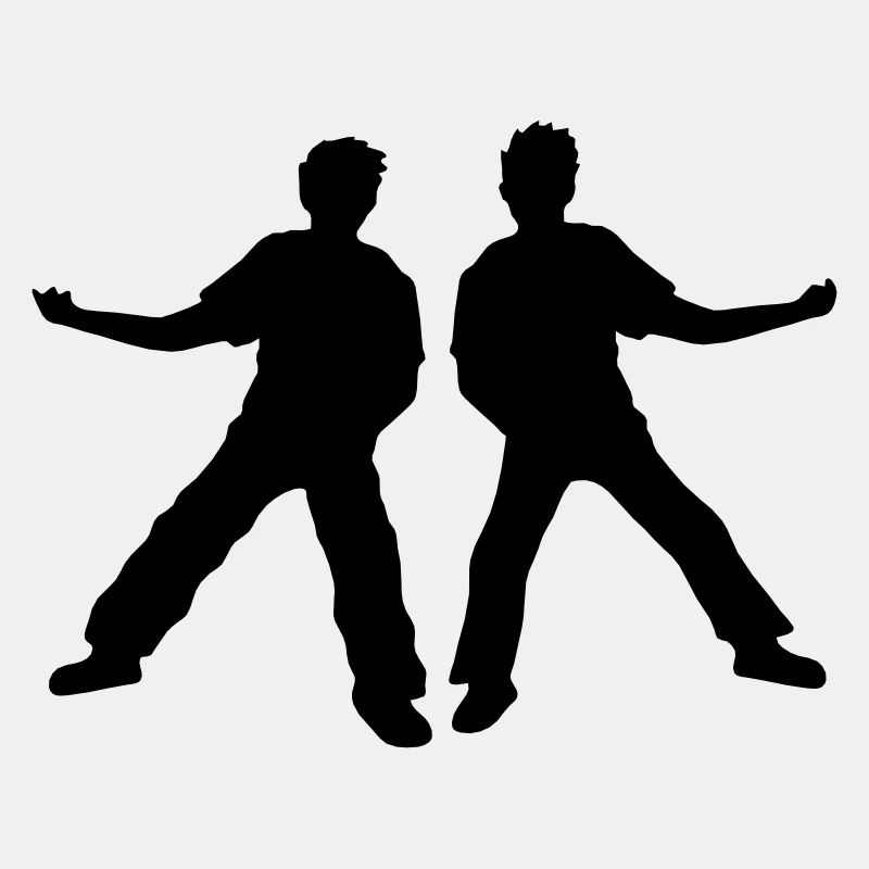 2 Freunde Luftgitarre spielen