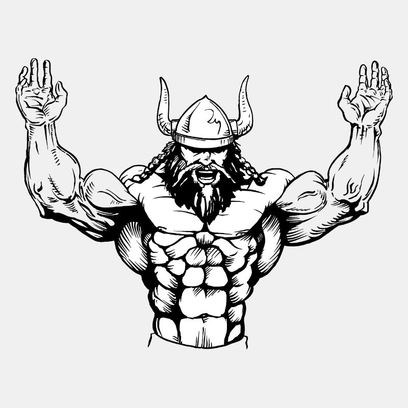 Vikings Viking Bodybuilder Training Gym