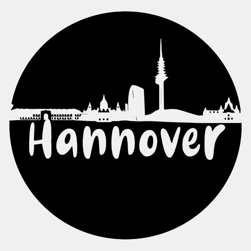 skyline, hannover,stadt,kreis, scherenschnitt