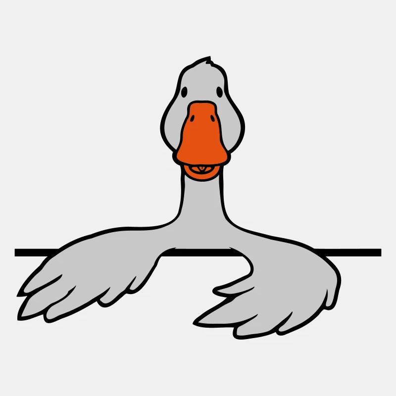 Hinter Mauer Gans Comic