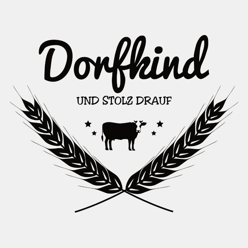 Dorfkind mit Kuh